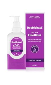 Doublebase Dry Skin Emollient. Clinically Proven Moisturiser for Eczema, Psoriasis and Dermatitis Treatment. Body Cream for Dry Skin Relief (Packaging May Vary), 250g Pump Pack