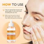 2Pcs Peel Shot Glow Turmeric Serum + Body Exfoliator Solution, Soft Exfoliating Body & Face Peel for Smooth, Glowing Skin, Improve Uneven Skin Tone and Exfoliate