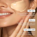 Dermastir Sun Protection SPF 50+ Tinted - Mattifying Action with Chemical and Physical filters UVA/UVB - Made in France, 50ml