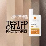 La Roche-Posay Anthelios UVMune 400 Invisible Fluid SPF50+, Very High Broad Spectrum Sun Protection, Ultra Long UVA Filter, Non-Perfumed Sunscreen For Sensitive Skin, 50ml