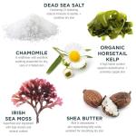 Sea Magik - Face Scrub Exfoliator, Soothing and Replenishing, Infused with Hydrating Dead Sea Salt and Salicylic Acid, Moisturising, Suitable for All Skin Types, Vegan, Cruelty Free (75ml)