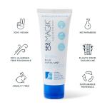 Sea Magik - Face Scrub Exfoliator, Soothing and Replenishing, Infused with Hydrating Dead Sea Salt and Salicylic Acid, Moisturising, Suitable for All Skin Types, Vegan, Cruelty Free (75ml)