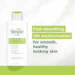 Simple Kind to Skin Hydrating Light Moisturiser Skin Care Product with Pro-Vitamins B5 and E for 12-Hour Moisturisation 125 ml