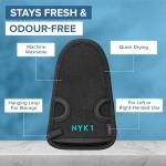 DEEP Exfoliation Body Exfoliator Mitt for Dead Skin Removal (1 Glove) NYK1 Exfolimitt Exfoliating Glove for Smooth, Healthy & Glowing Skin - Washable, Quick-Drying & Gentle On Skin