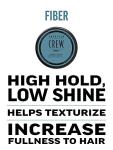 American Crew Fiber High Hold with Low Shine, Gifts for Men, for Thickening and Texture, Matte Finish, Hair Styling Wax for Men - 85 g