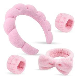Spa Headband and Wristband Set for Women