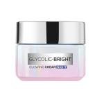 L'Oreal Paris Glycolic Bright Glowing Night Cream, 15ml |Overnight Brightening Cream with Glycolic Acid that Visbily Minimizes Spots & Reveals Glowing skin