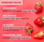 Dot & Key Strawberry Dew Tinted Sunscreen SPF 50 PA with Niacinamide & Hyaluronic Acid, available in Porcelain Light - (01) shade, 50ml for sun protection and hydration.