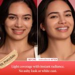 Dot & Key Strawberry Dew Tinted Sunscreen SPF 50 PA with Niacinamide & Hyaluronic Acid, available in Porcelain Light - (01) shade, 50ml for sun protection and hydration.