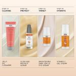 REN Glow Daily Vitamin C Gel Cream, 50ml – Lightweight Vitamin C Moisturizer for Brightening and Hydrating, Reduces Dark Spots and Hyperpigmentation, Clinically Proven Results in 7 Days