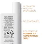 La Roche-Posay Anthelios UVMune 400 SPF50+ Invisible Tinted Fluid Sun Cream For Sensitive Skin With Mexoryl 400, UVB, UVA, and Ultra Long UVA Ultimate Protection, 50ml