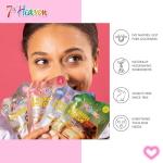 7th Heaven Charcoal Mud Face Mask with Glycolic Acid - Exfoliating - All Skin Types