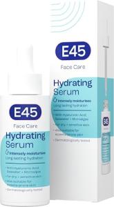E45 Face Hydrating Serum - Instant 48-Hour Hyaluronic Acid Formula for Dry, Sensitive & Eczema Prone Skin - Rehydrating & Reinvigorating Serum – Perfume Free - Dermatologically Tested - 30ml