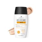 Heliocare 360 Mineral Tolerance Fluid SPF50 50ml / Mineral Sunscreen For Face/Daily UVA UVB Visible Light and infrared-A Hypoallergenic Sun Protection/Silky Transparent Finish, White