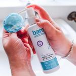 Bare Addiction 150ml Daily Skincare Foaming Gel Cleanser for Deep Cleansing and Reducing Excess Oil Spots Redness and Blocked Pores