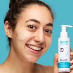 Bare Addiction 150ml Daily Skincare Foaming Gel Cleanser for Deep Cleansing and Reducing Excess Oil Spots Redness and Blocked Pores