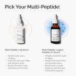 The Ordinary Multi-Peptide + Copper Peptides 1%, Anti-Aging Serum for reducing Fine Lines and Skin Elasticity, GHK-Cu helps boost collagen and elastin production, 30ml
