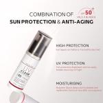 Mineral Sunscreen SPF 50 Face, Zinc Oxide Sunscreen for Acne Prone Skin Sensitive Skin, Soothing Sun Cream SPF 50, UV Clear Broad-Spectrum, Lightweight, Non-Greasy, 50ml