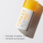 Clinique SPF 50 Mineral Sunscreen Fluid For Face | Safe For Sensitive Skin | Lightweight, Oil-Free SPF Face Lotion