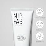 Nip + Fab Glycolic Fix Body Scrub, Made in the UK, Exfoliating Treatment with Glycolic Acid, 6.76 oz (200 ml), Smooths and Refines Skin, Ideal for Rough and Bumpy Skin, For Radiant Skin
