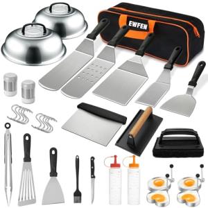 35-Piece Flat Top Grill Accessories Set