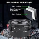 aiGear 3-Piece Non-Stick Camping Cookware Set