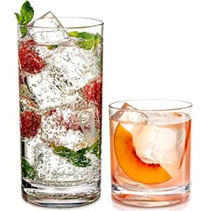 Unbreakable Acrylic Drinkware Set of 16