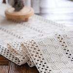 Alynsehom Boho Macrame Table Runner with Tassels