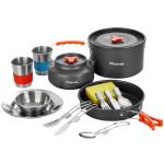 21-Piece Lightweight Camping Cookware Set for 2