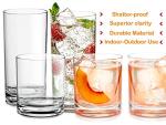 Unbreakable Acrylic Drinkware Set of 16