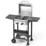 Electactic 2-Burner Propane Grill with Cast Iron Pan