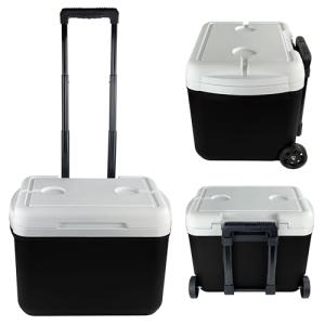 30QT Portable Wheeled Cooler for Outdoor Fun