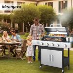 IdeaMaxx 4-Burner Outdoor Propane Gas Grill