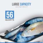 Insulated Waterproof Fish Cooler Bag - Portable & Leakproof