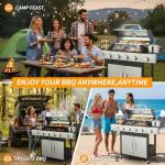 IdeaMaxx 4-Burner Outdoor Propane Gas Grill