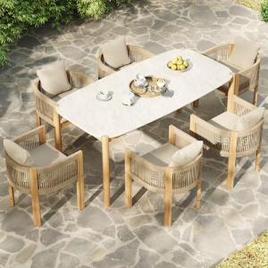7-Piece Weatherproof Outdoor Dining Set for Patios