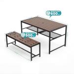 TinFrey 3-Piece Outdoor Dining Set with Umbrella