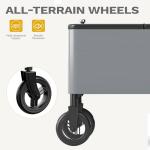 DWVO 80 Quart Rolling Ice Chest Cooler Cart