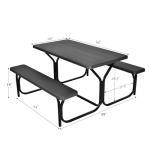 Giantex Outdoor Picnic Bench Set for Camping