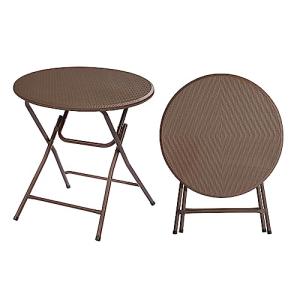 VINGLI 32" Round Folding Table for Outdoor Events