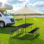 VINGLI Portable Folding Picnic Table and Bench Set