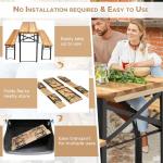 NAFORT 6FT Portable Picnic Table and Bench Set