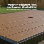 TinFrey 3-Piece Outdoor Dining Set with Umbrella