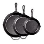 Lodge Cast Iron Skillet Set - PFAS-Free Non-Stick