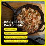 Lodge Cast Iron Skillet Set - PFAS-Free Non-Stick