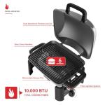 Nexgrill Portable 1-Burner Gas Grill for Outdoors