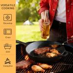 EWFEN 3-Piece Cast Iron Skillet Set