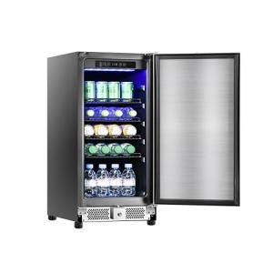 15" Outdoor Beverage Refrigerator, Holds 120 Cans