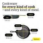 Lodge Cast Iron Skillet Set - PFAS-Free Non-Stick