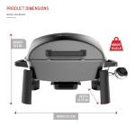 Nexgrill Portable 1-Burner Gas Grill for Outdoors